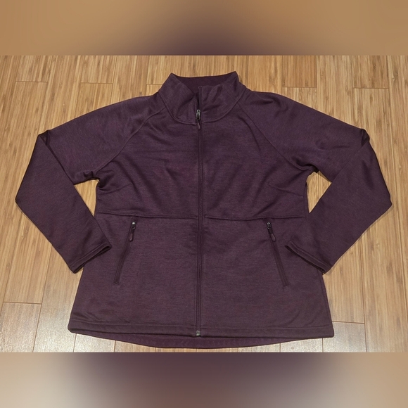 NWOT Kirkland Full-Zip Athletic Jacket in Deep Purple - Picture 1 of 10